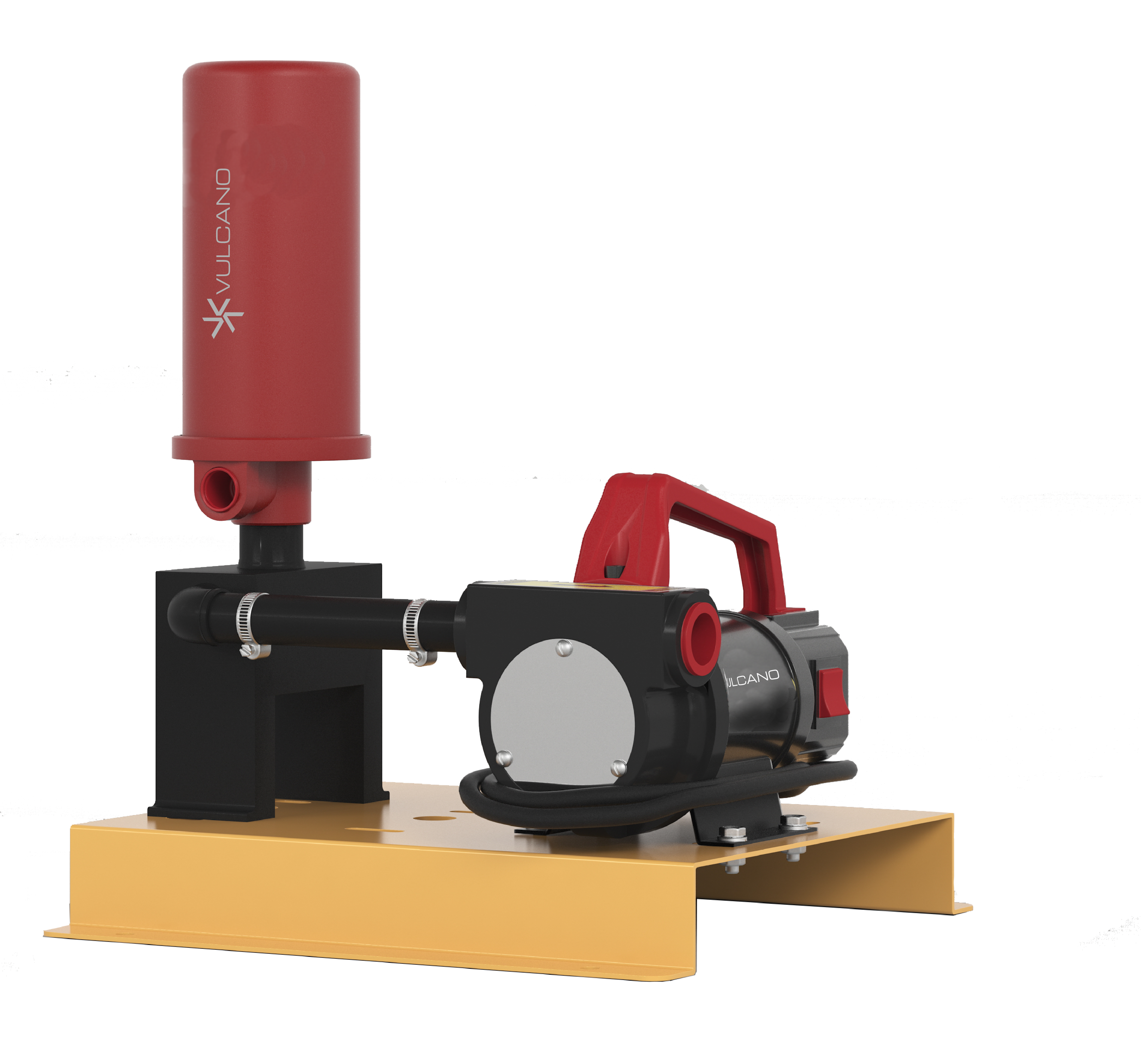 ELECTROBOMBA 12V PARA DIESEL CON BASE Y FILTRO