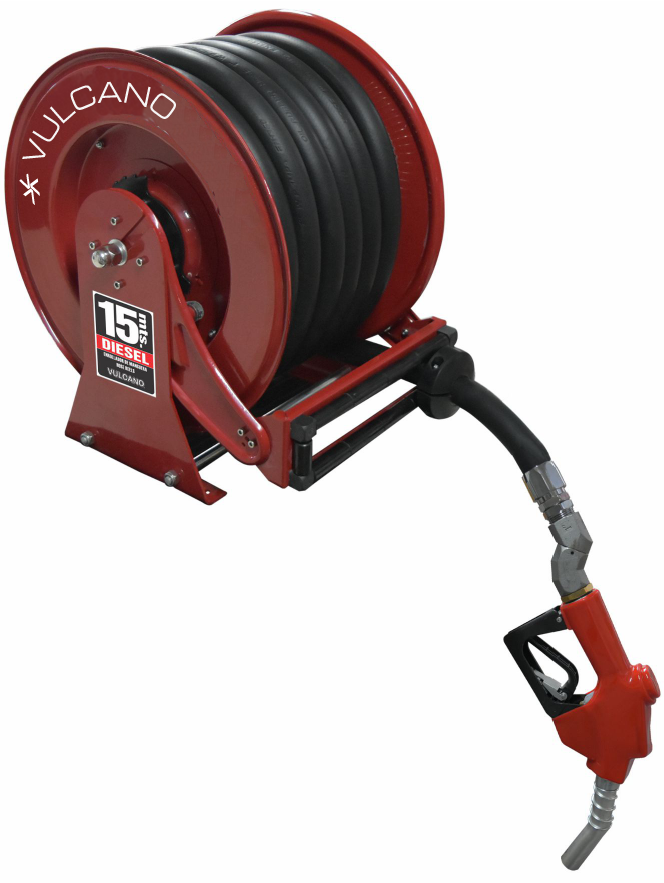 ENROLLADOR DE MANGUERA PARA DIESEL
