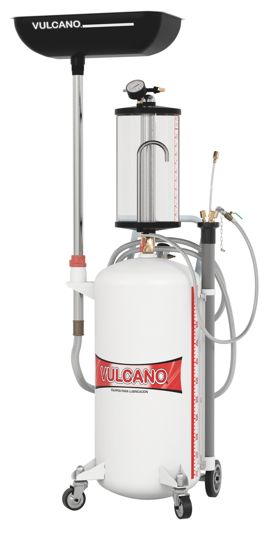 Aspirador de Aceite Neumat. con Visor Y Bandeja