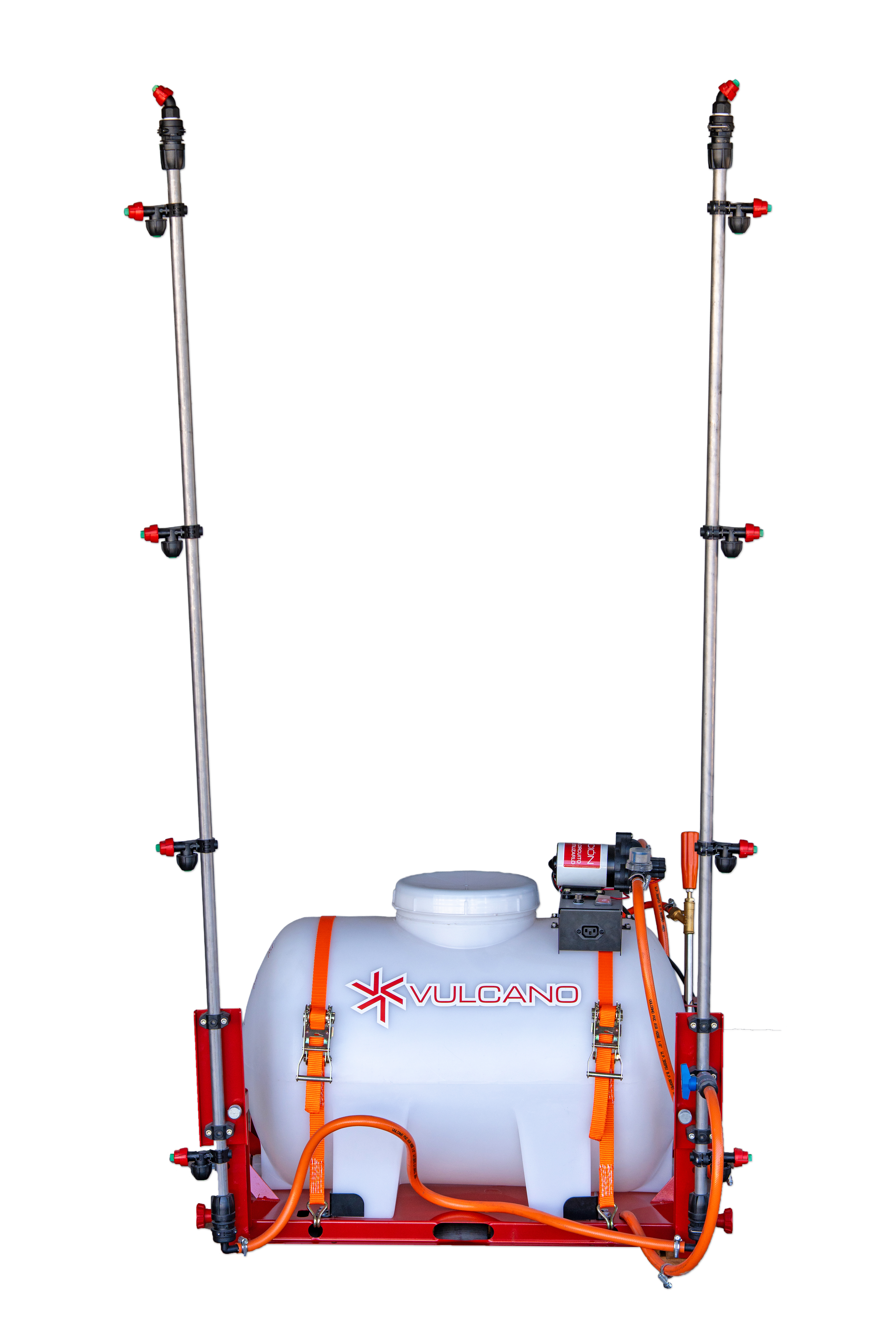 Mini pulverizador para agroquímicos con botalones regulables